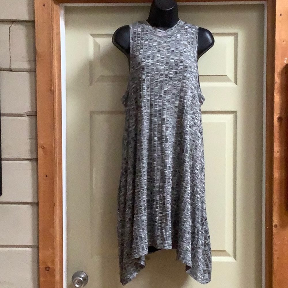 Anthropologie Maeve Emerson gray ribbed knit dress - Picture 2 of 12